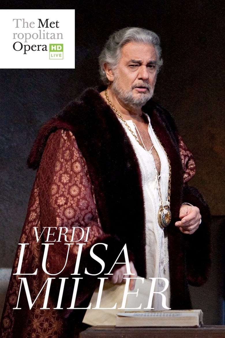 Poster of The Metropolitan Opera: Luisa Miller