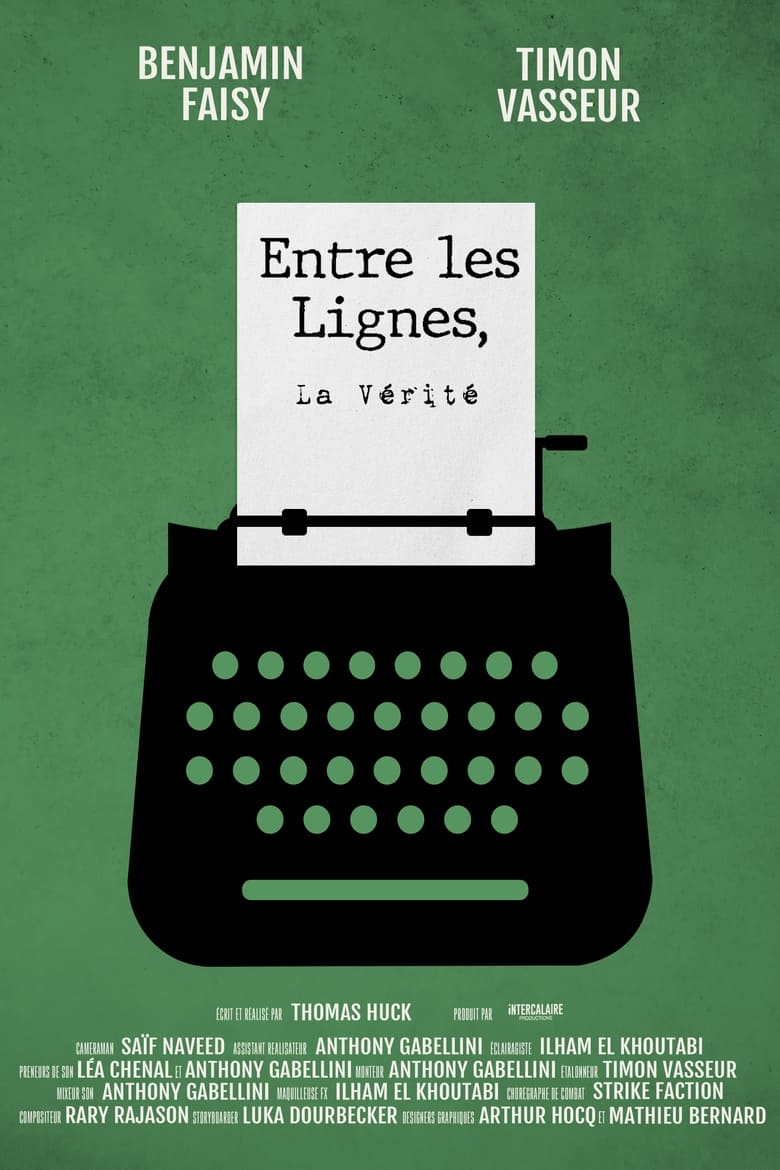 Poster of Entre les Lignes, La Vérité