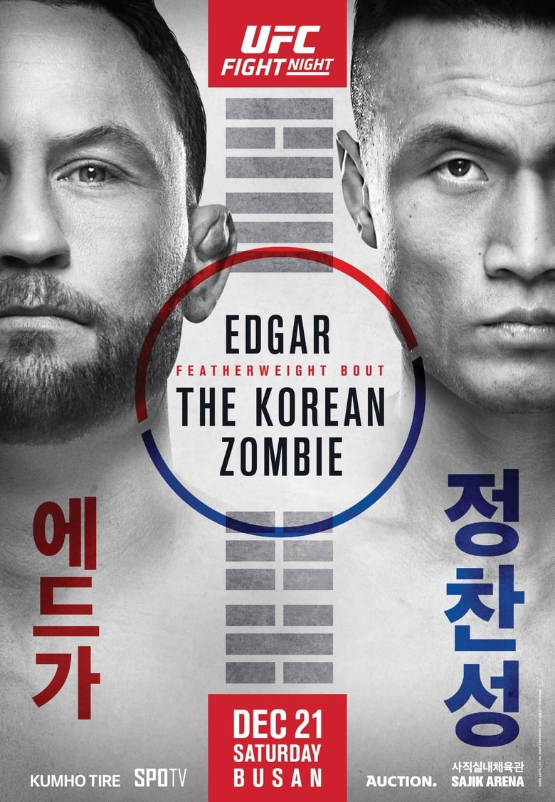 Poster of UFC Fight Night 165:  Edgar vs The Korean Zombie