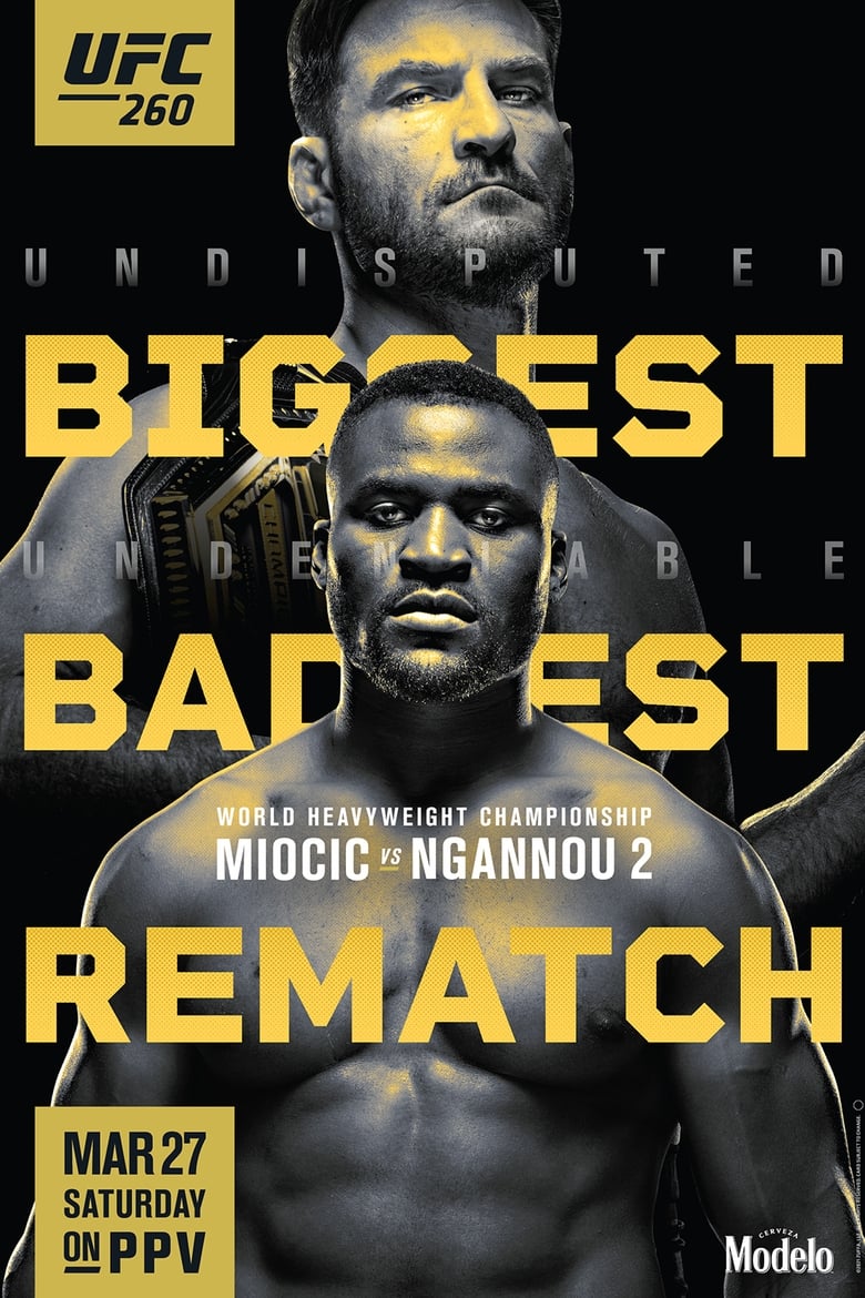 Poster of UFC 260: Miocic vs. Ngannou 2