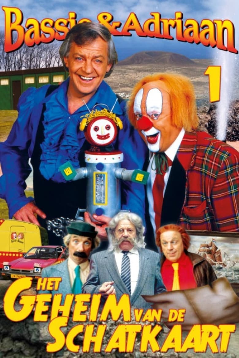 Poster of Bassie & Adriaan Het geheim Van De Schatkaart Deel 1