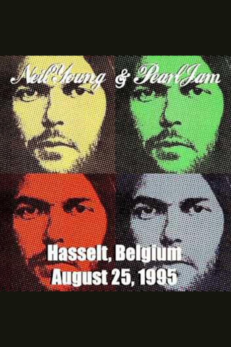 Poster of Neil Young with Pearl Jam - Live at Hasselt Belgium
