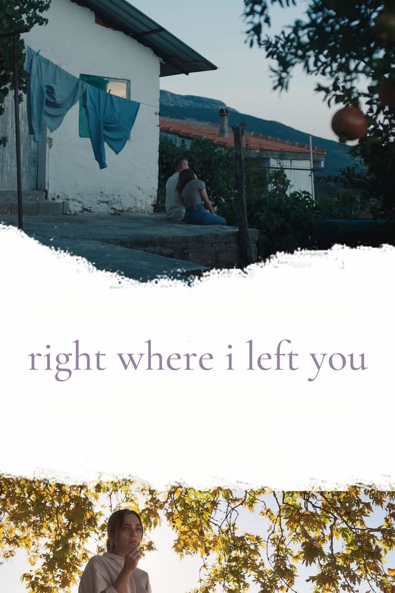 Poster of Right Where I Left You