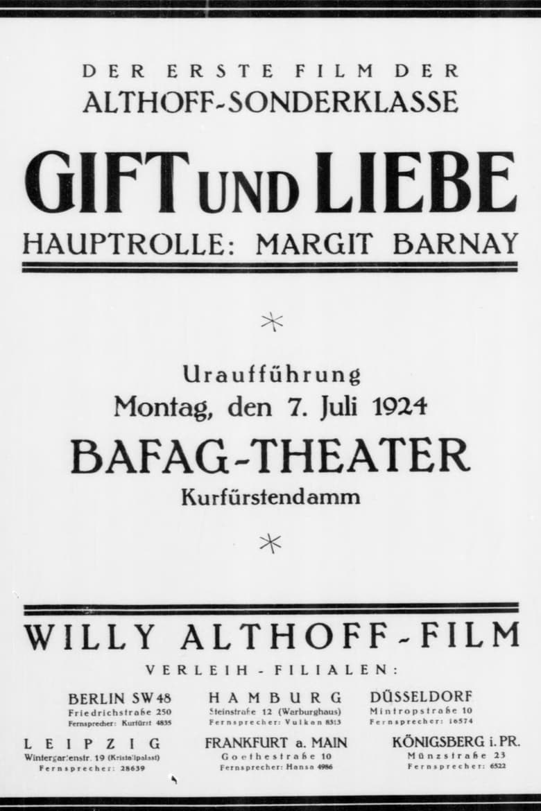 Poster of Gift und Liebe