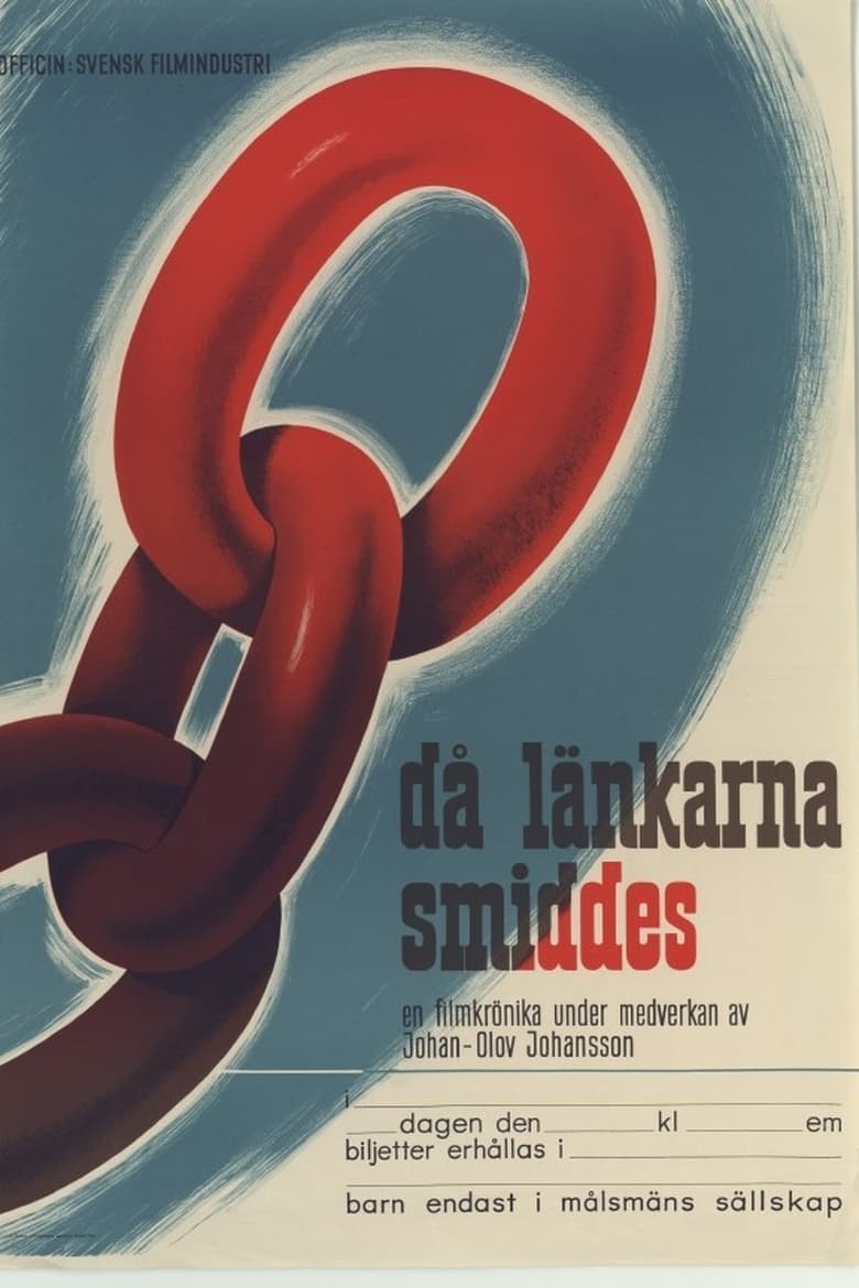 Poster of Då länkarna smiddes