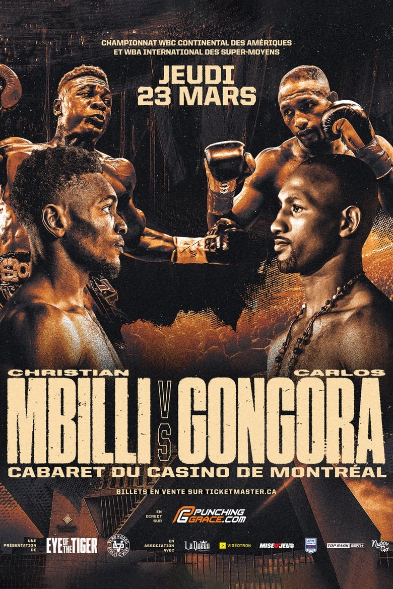 Poster of Christian Mbilli vs. Carlos Gongora