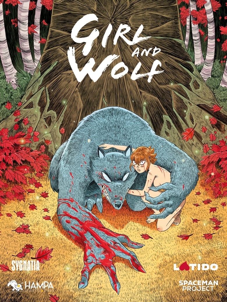 Poster of Girl and Wolf