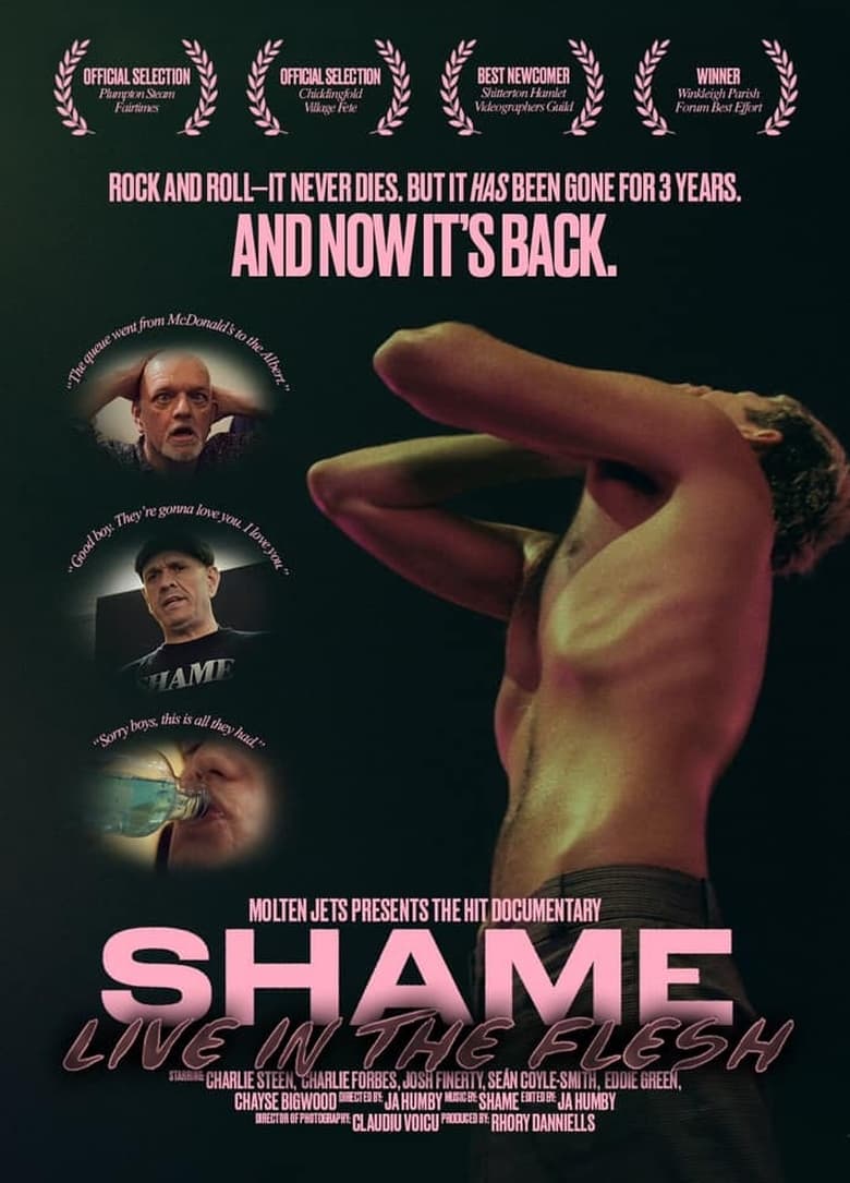 Poster of Shame - Live in the Flesh