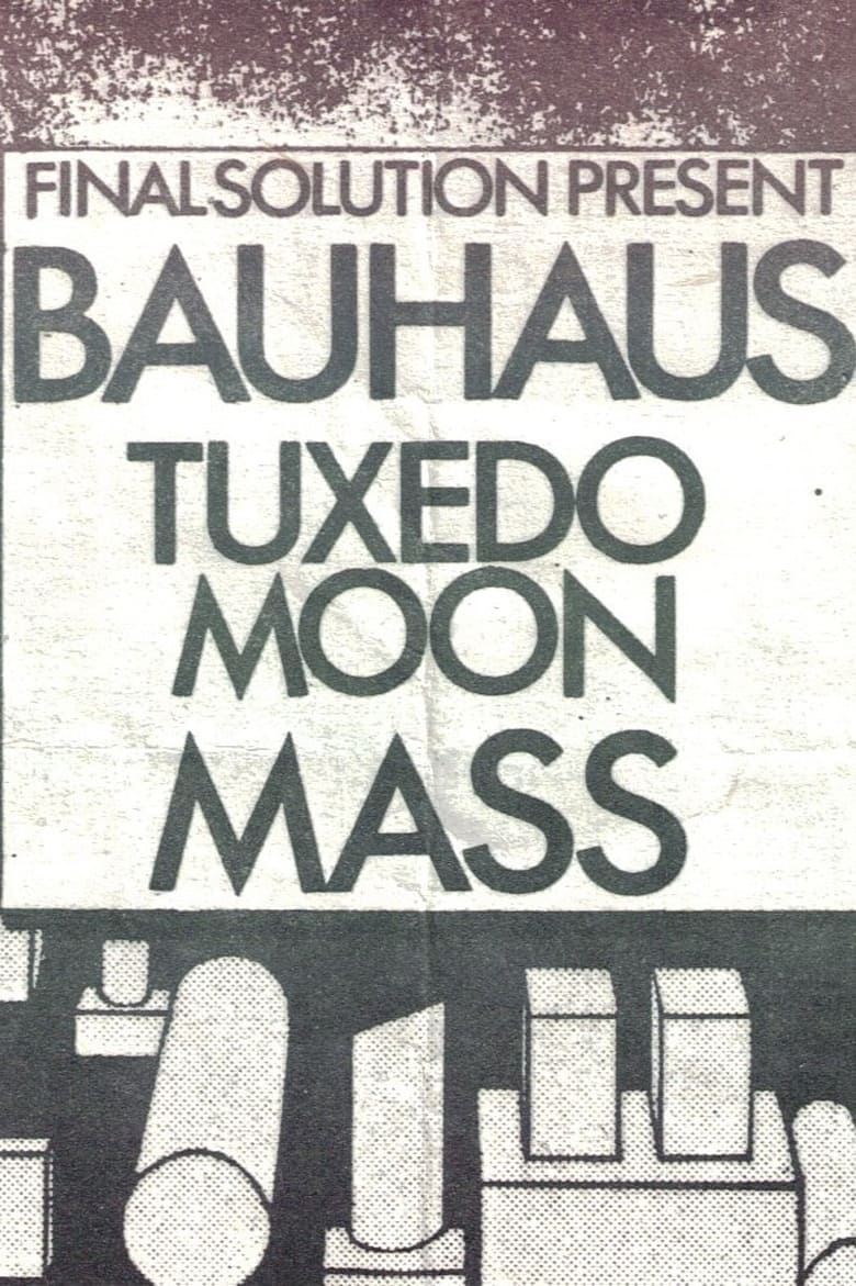 Poster of Bauhaus Live, University Of London (1980-10-31)