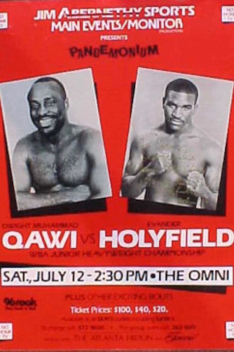 Poster of Dwight Muhammad Qawi vs. Evander Holyfield