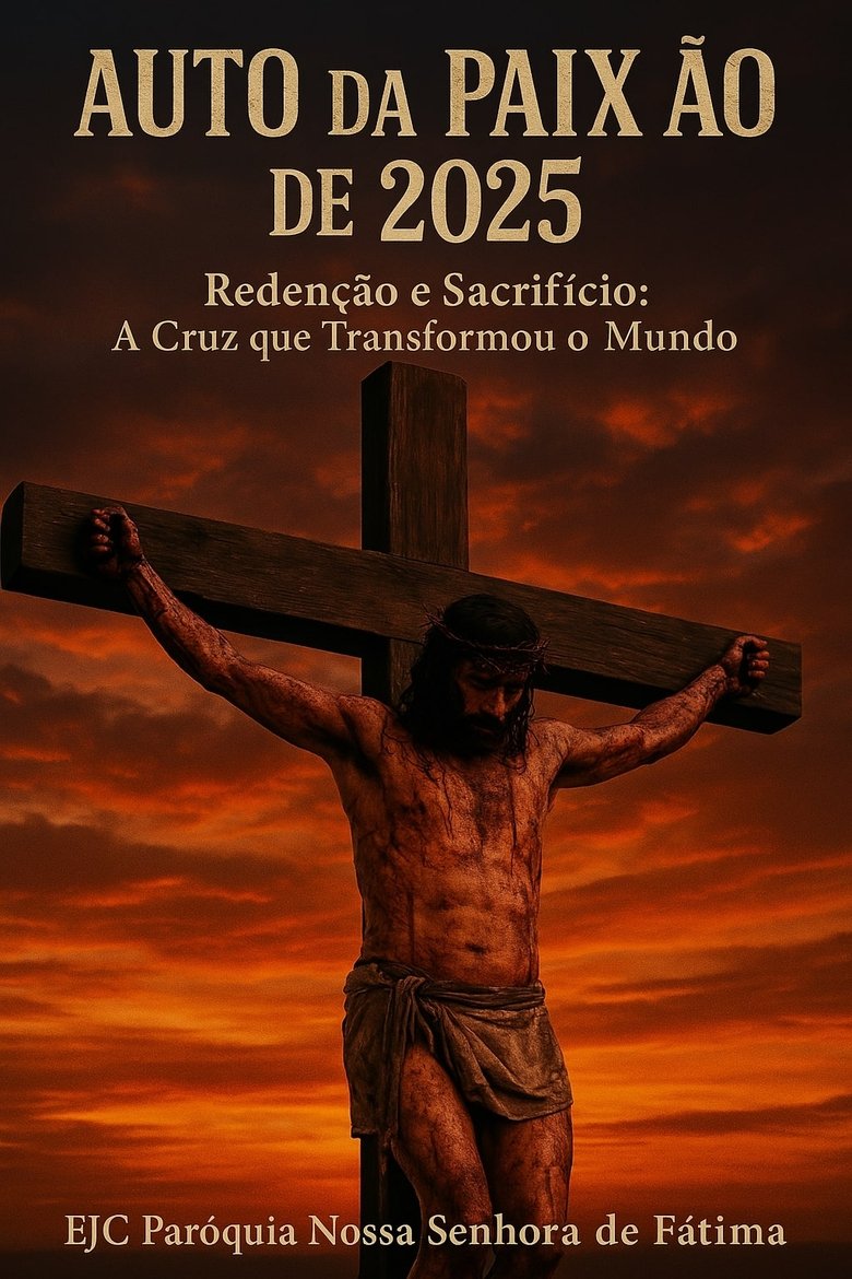 Poster of Auto da Paixão de 2025 - "Redenção e Sacrifício: A Cruz que Transformou o Mundo"