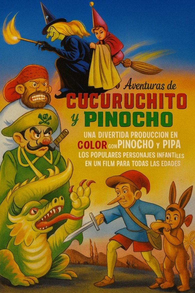 Poster of Aventuras de Cucuruchito y Pinocho