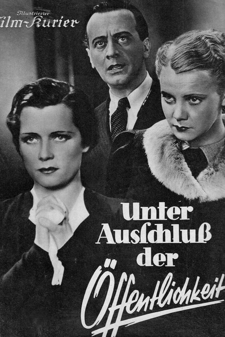 Poster of Unter Ausschluß der Öffentlichkeit