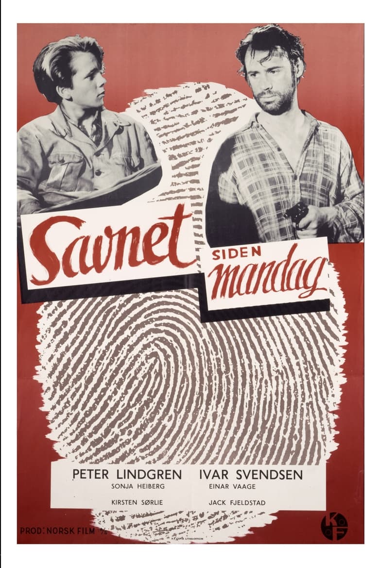 Poster of Savnet siden mandag