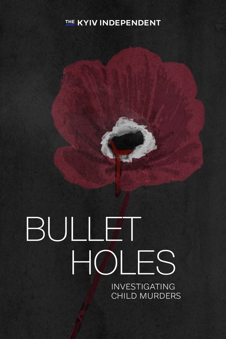 Poster of Bullet Holes. Investigating Child Murders