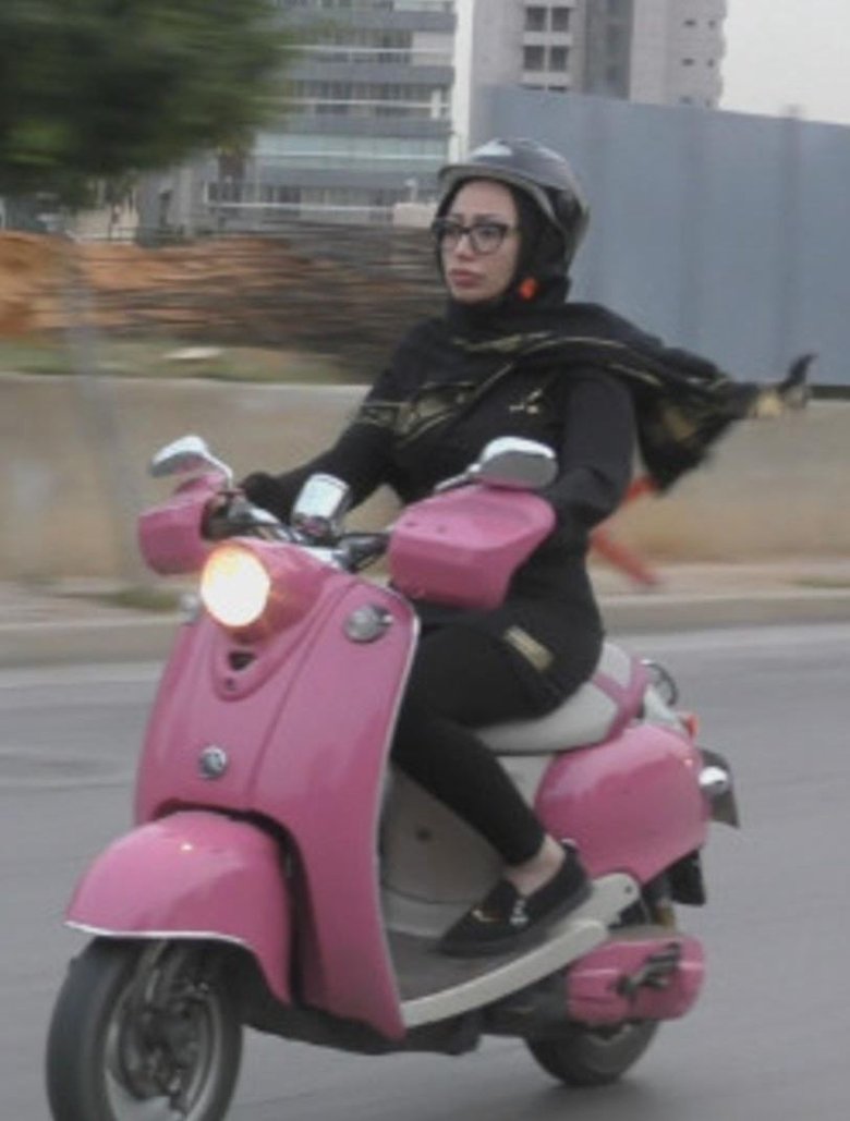 Poster of Zeinab on the Scooter