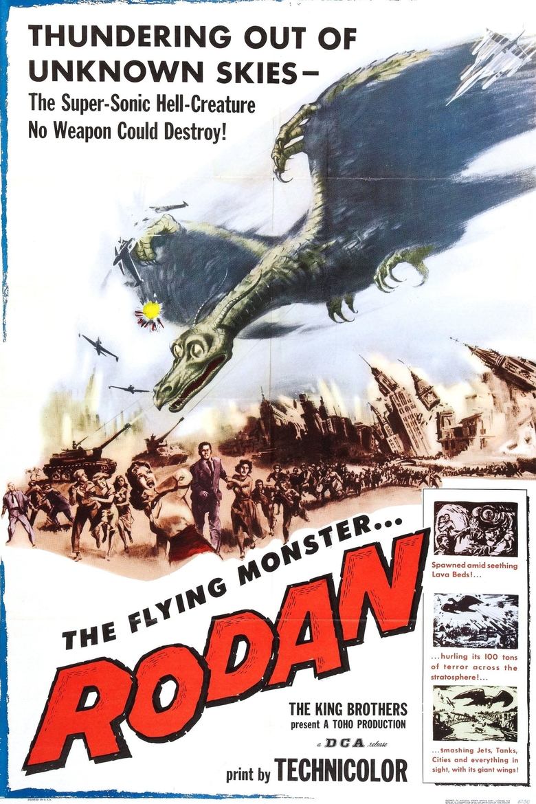 Poster of Rodan! The Flying Monster!