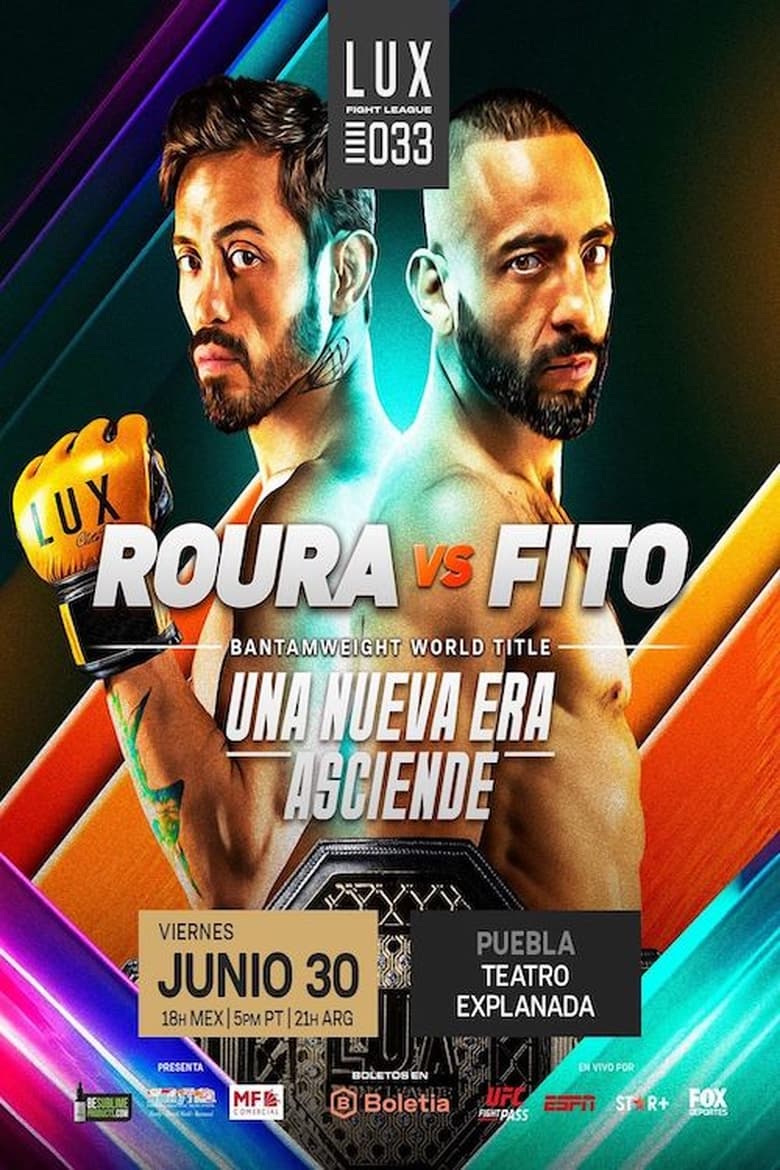 Poster of LUX Fight League 33