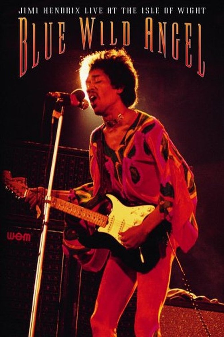 Poster of Jimi Hendrix: Live At The Isle Of Wight - Blue Wild Angel