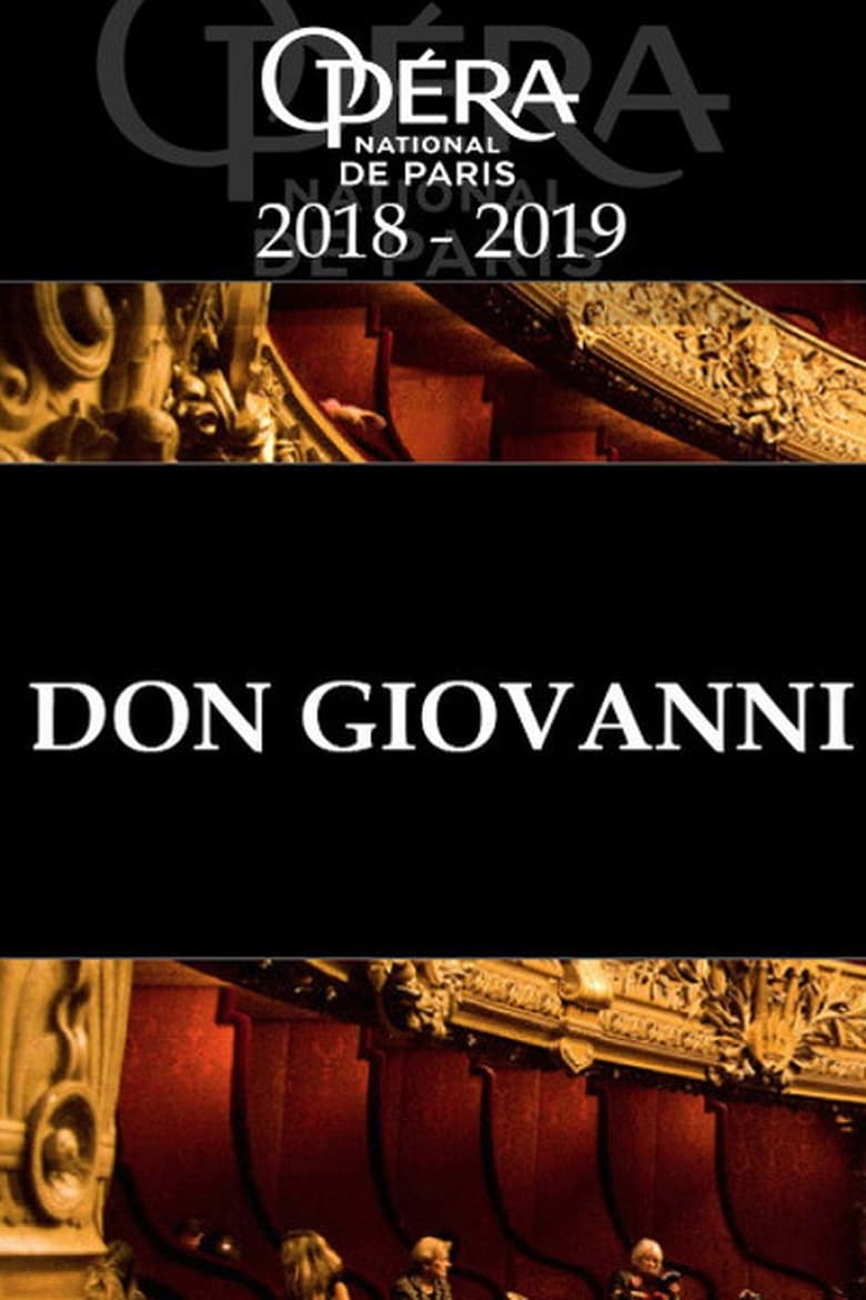 Poster of Don Giovanni - Palais Garnier - from June 8 to July 13, 2019