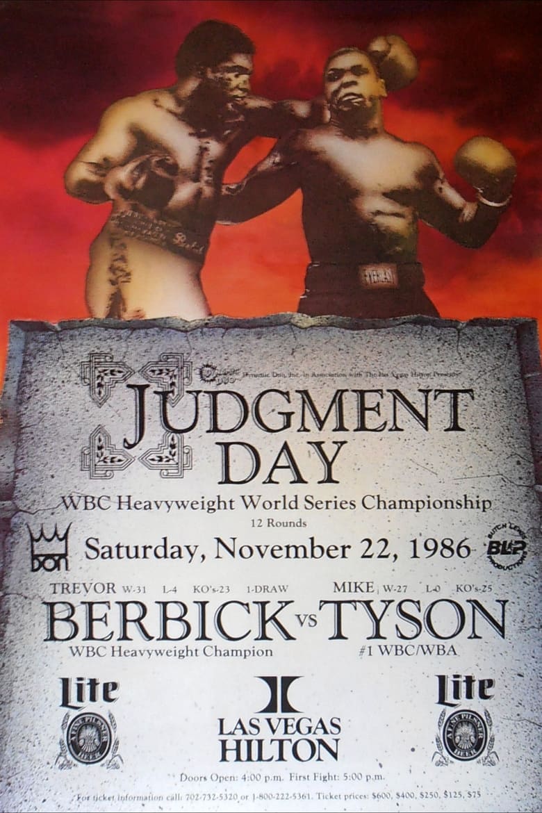 Poster of Mike Tyson vs Trevor Berbick