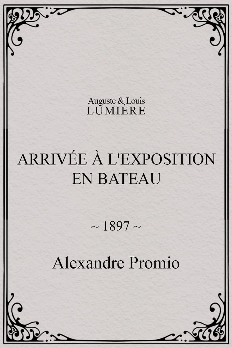 Poster of Arrivée à l'exposition en bateau