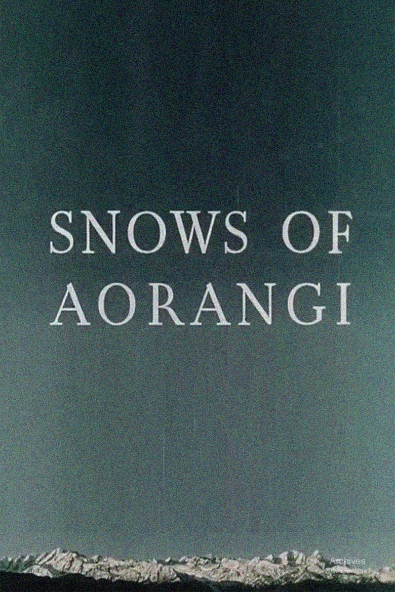 Poster of Snows of Aorangi