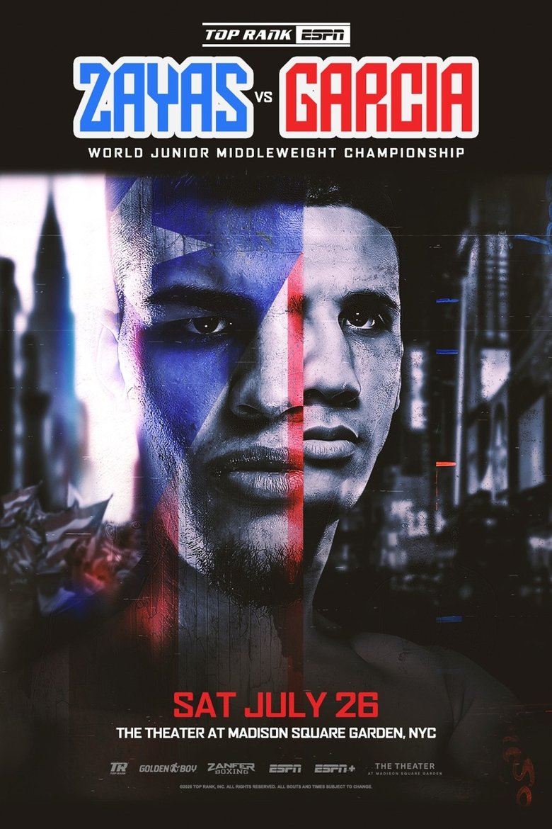 Poster of Xander Zayas vs. Jorge Garcia Perez