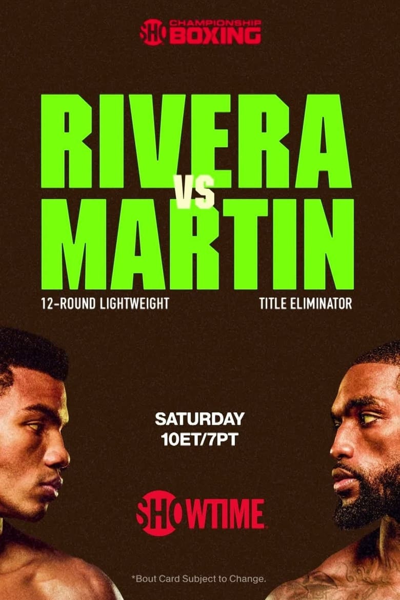 Poster of Michel Rivera vs. Frank Martin