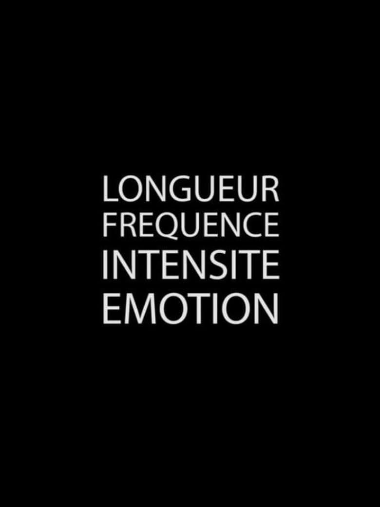 Poster of Longueur Fréquence Intensité Émotion