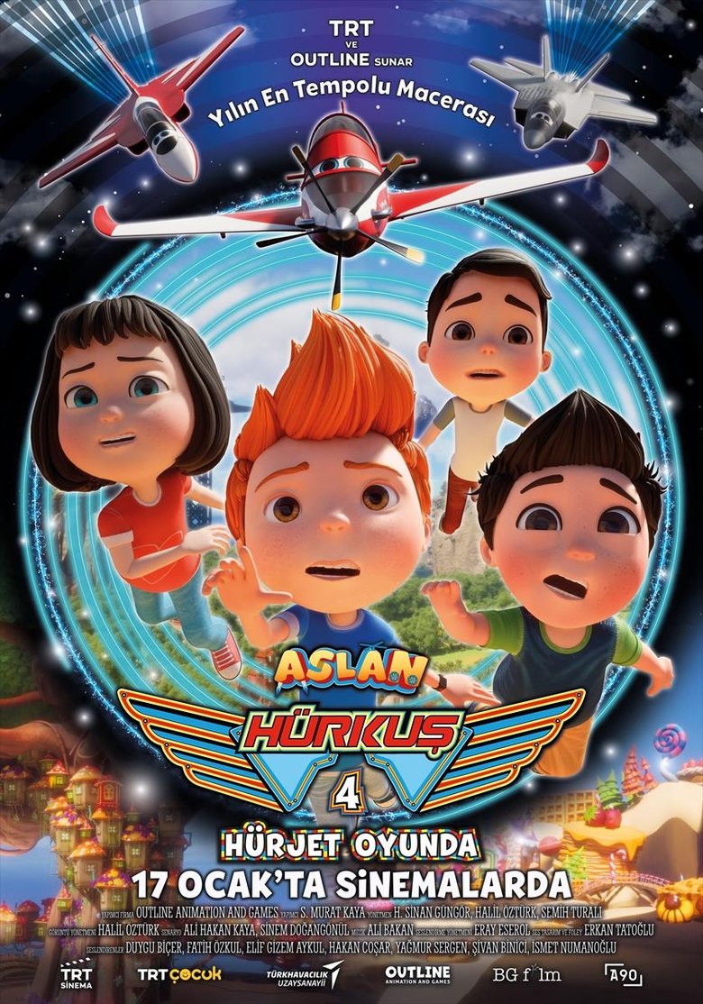 Poster of Aslan Hürkuş 4: Hürjet Oyunda