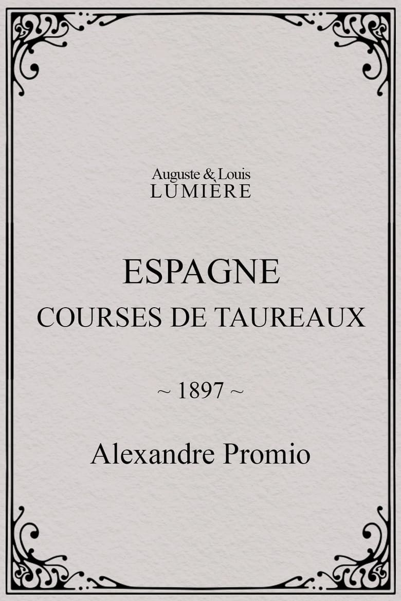 Poster of Espagne : courses de taureaux