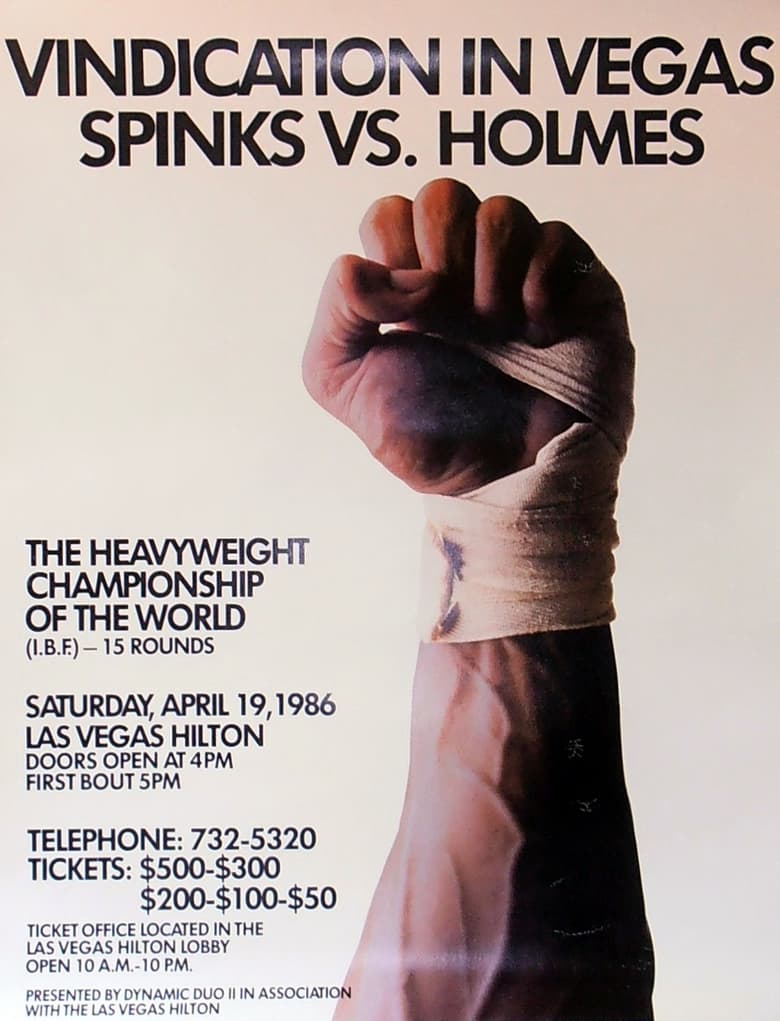 Poster of Larry Holmes vs. Michael Spinks II