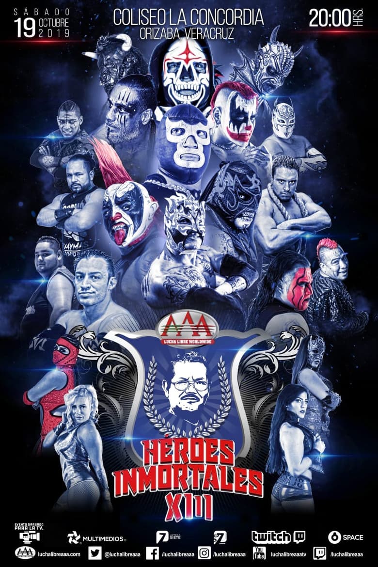 Poster of AAA Héroes Inmortales XIII