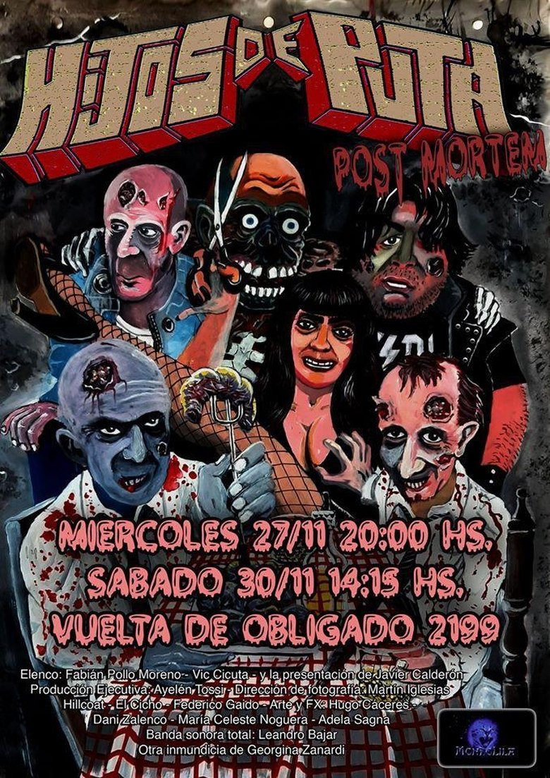 Poster of Hijos de puta post mortem