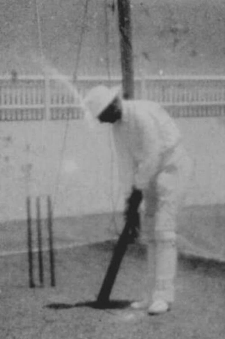 Poster of Prince Ranjitsinhji Practising Batting in the Nets