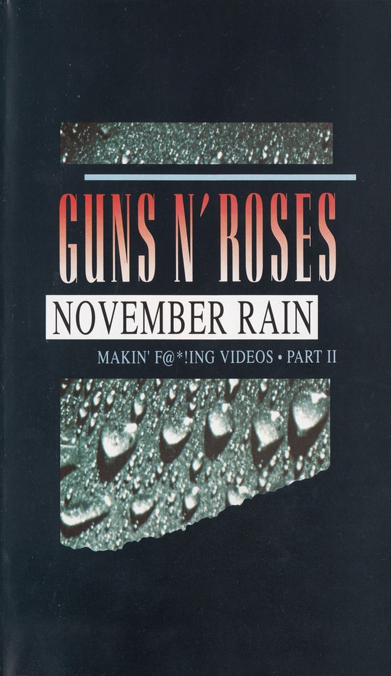 Poster of Guns N' Roses: Makin' F@*!ing Videos Part II - November Rain