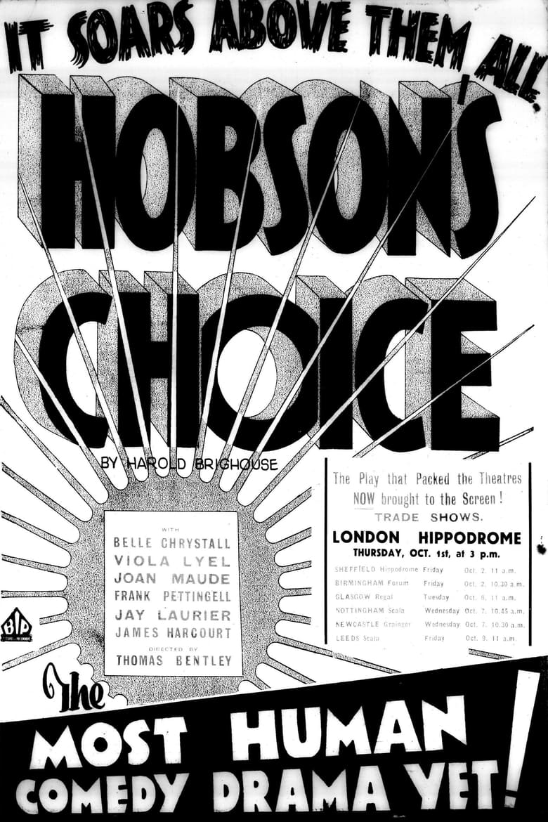 Poster of Hobson's Choice