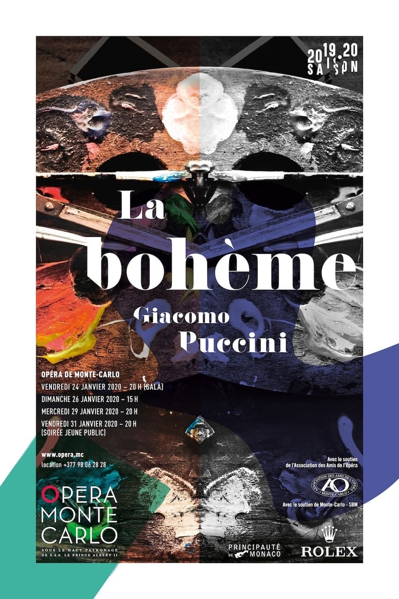 Poster of La bohème – Opéra de Monte Carlo