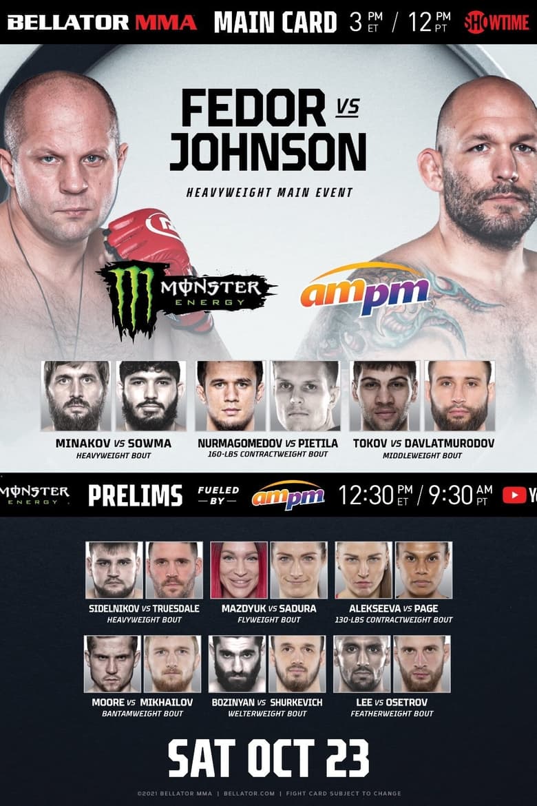 Poster of Bellator 269: Fedor vs. Johnson