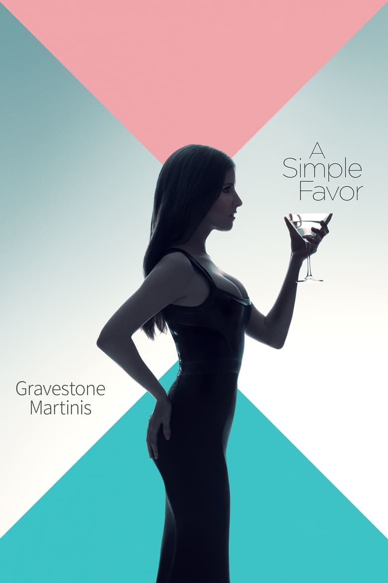 Poster of A Simple Favor: Gravestone Martinis