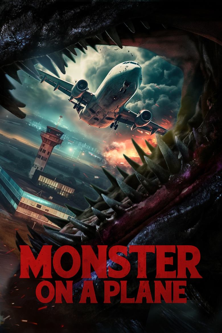 Poster of Monster on a Plane