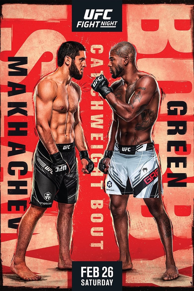 Poster of UFC Fight Night 202: Makhachev vs. Green